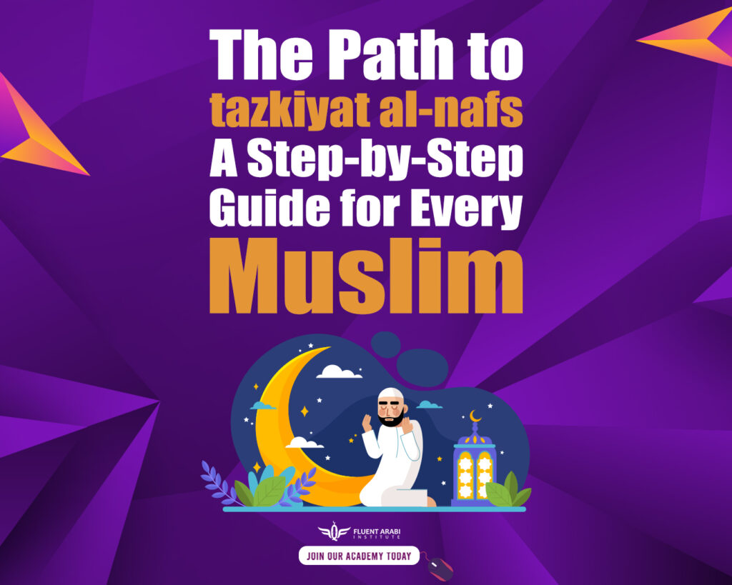 A person in deep prayer seeking Tazkiyat al-nafs and inner peace